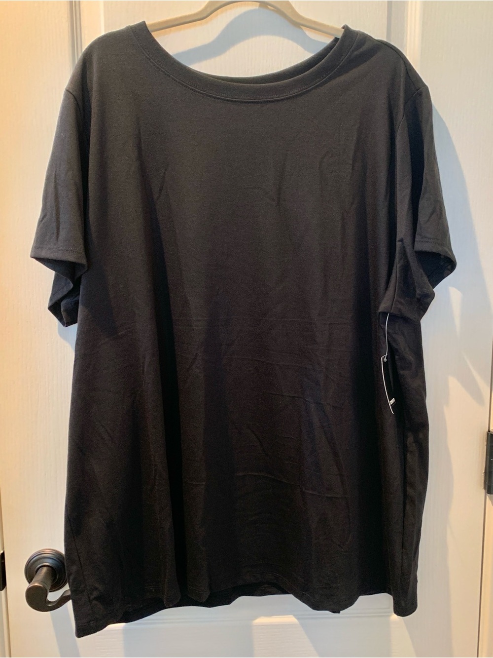 TORRID Womenโs Everyday Signature Jersey Crew Neck Black Tee Plus Size 3